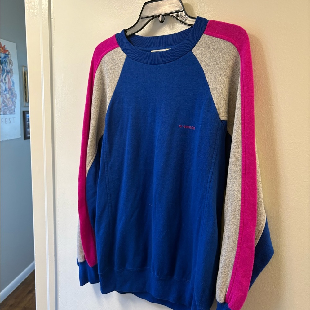 McGregor Vtg 80s Royal Blue Sweatshirt